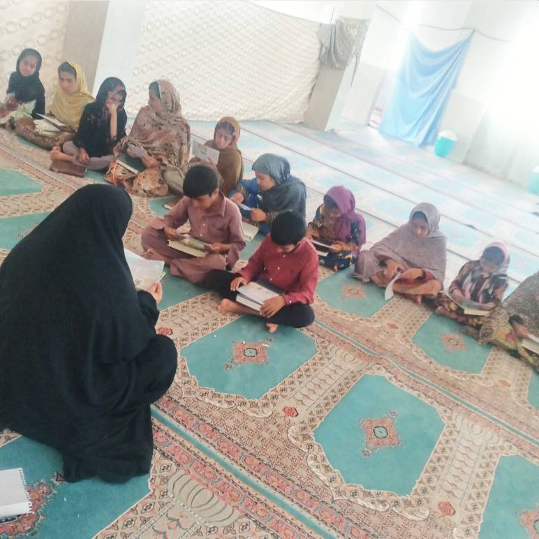 گزارش کانون مسجد روستای حیدرآباد جازموریان استان کرمان - گروه جهادی وارثین