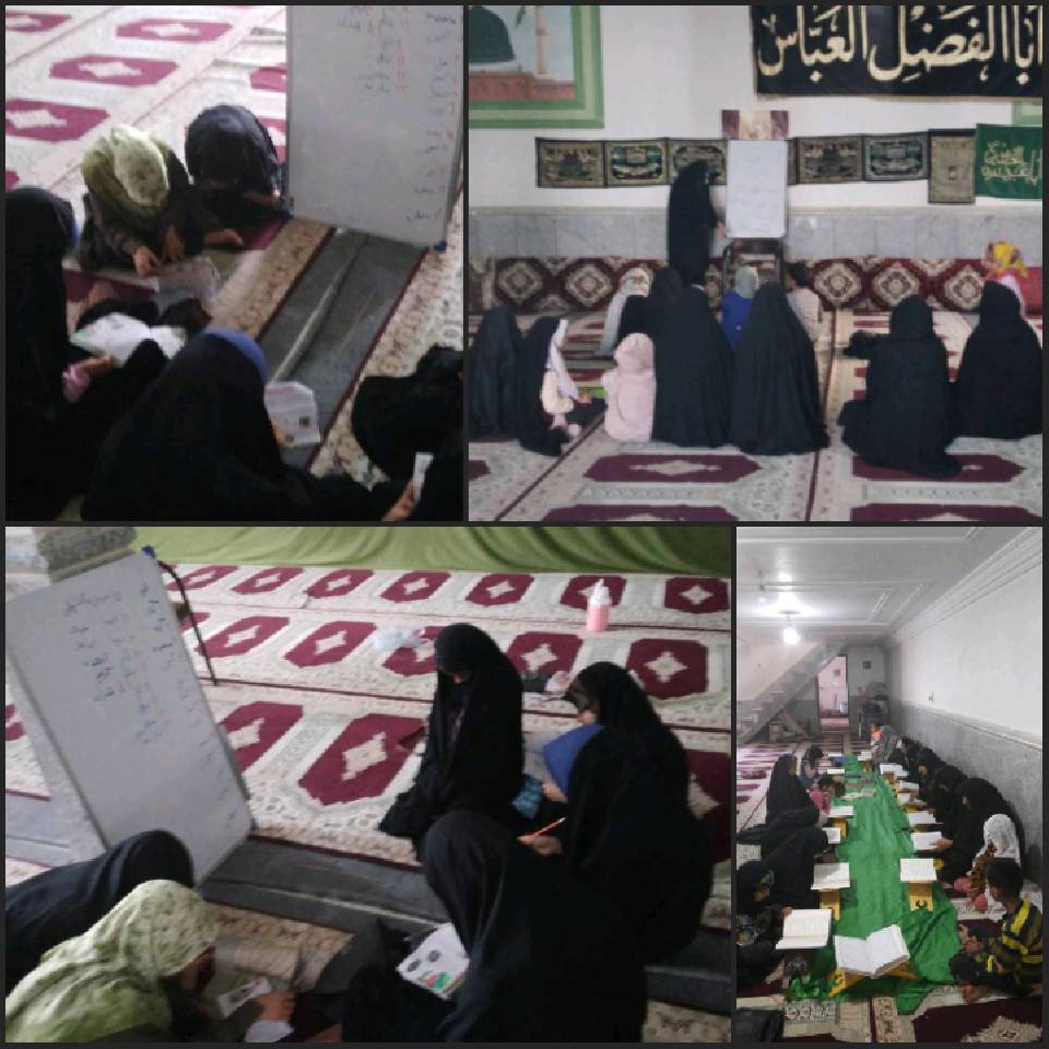 گزارش برنامه هفتگی در کانون مسجد خاتم الانبیا روستای خراشادی