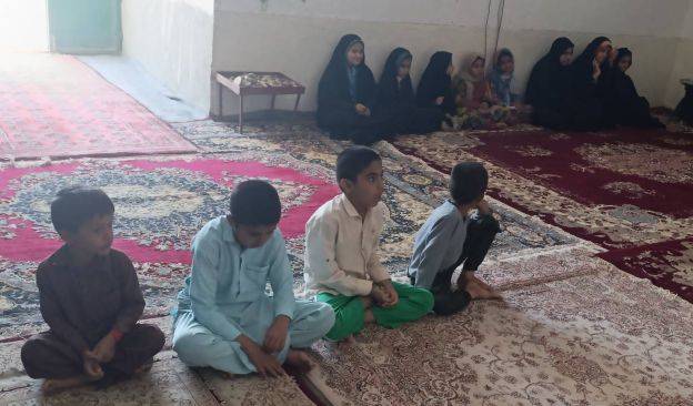 گزارش برنامه کانون مسجد روستای برفی، هامون  استان سیستان و بلوچستان