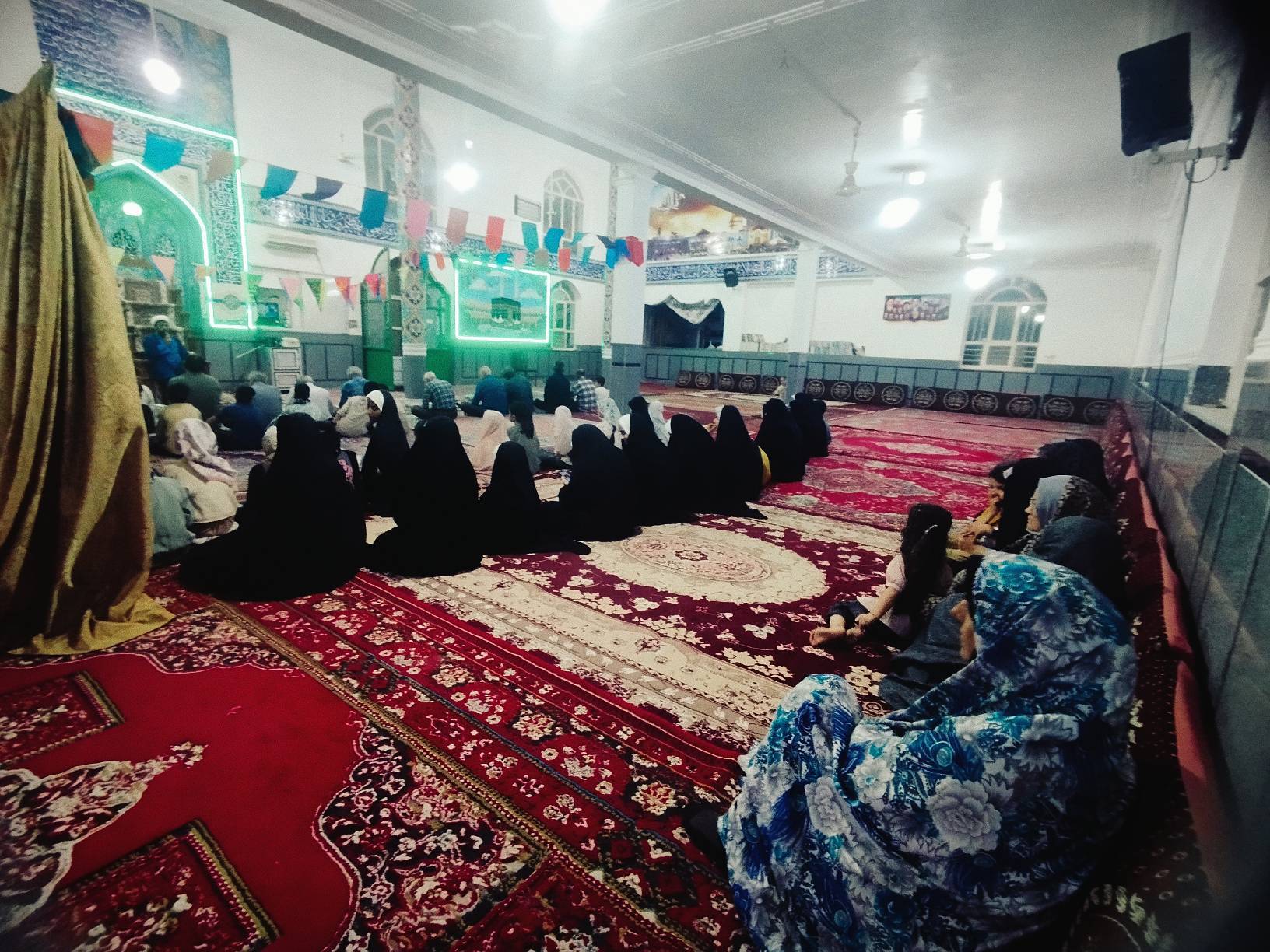 برپایی ایستگاه صلواتی و جشن روز عید غدیر  روستای بالاخانه