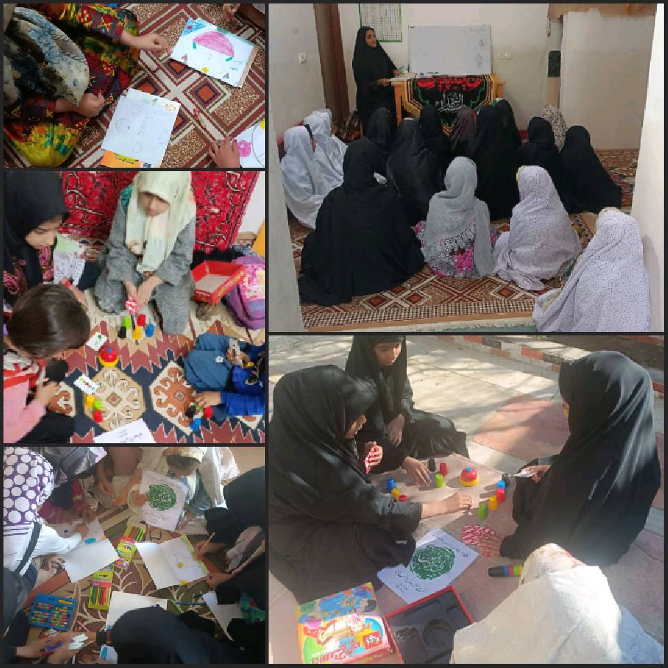 برگزاری کلاس آموزشی همراه با نقاشی و مسابقه در کانون مسجد روستای اسلام آباد  استان سیستان و بلوچستان