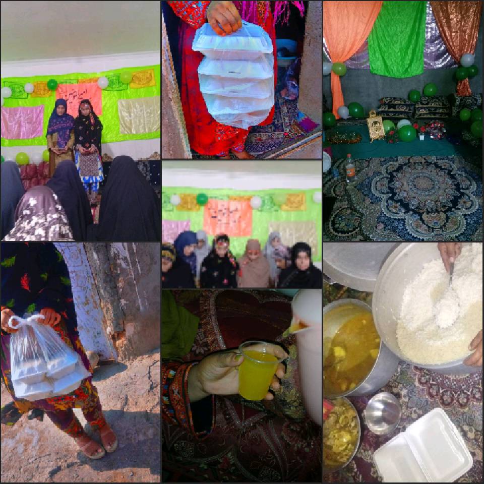 با آرزوی پیروزی ایران اسلامی در مقابل جبهه باطل سگیونیسم برگزاری جشن غدیر در روستای چاهدازو