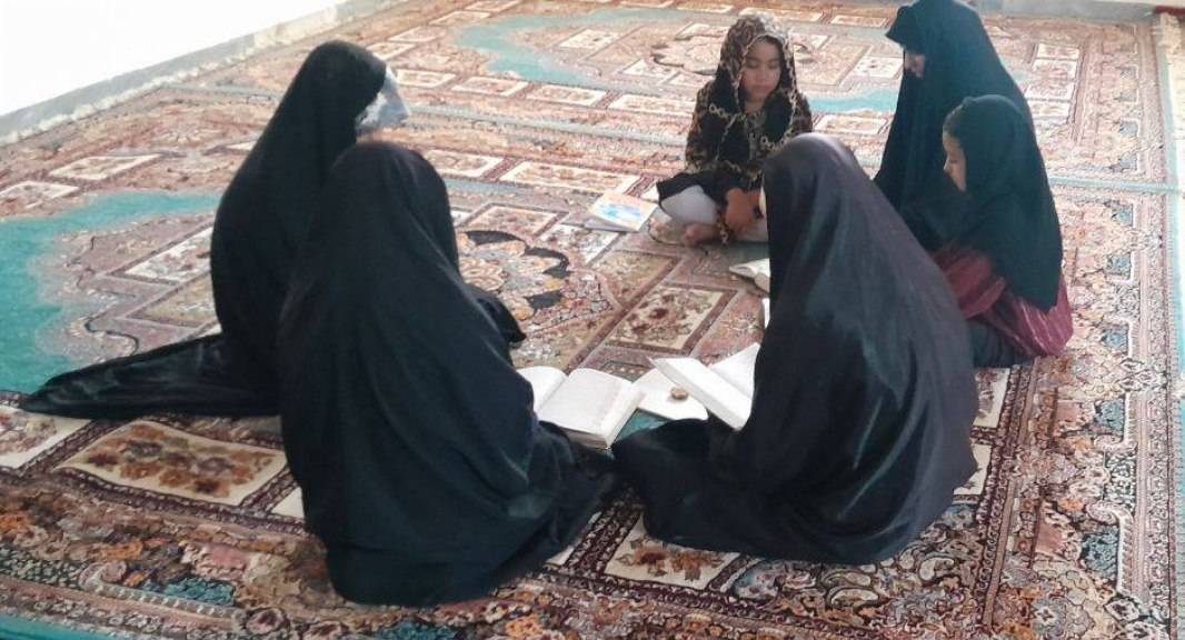  کلاس قرآن در کانون مسجد روستای گنبد شاهی شهرستان هامون  - گره جهادی وارثین