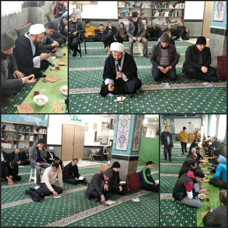 کانون مسجد (برگزاری دعای ندبه در مسجد صاحب الزمان روستای قادیکلا)