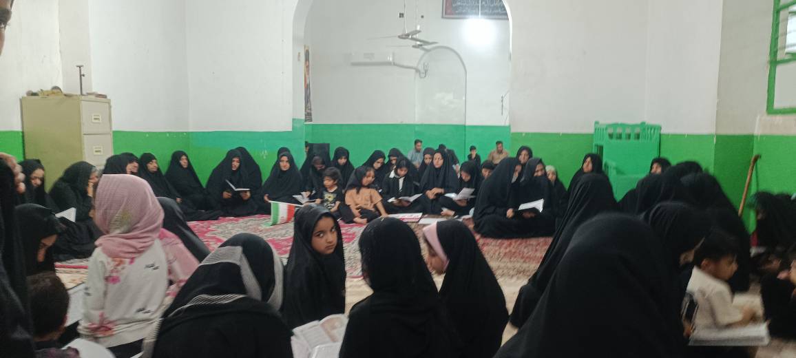 برگزاری محافل معنوی به مناسبت شهادت حضرت آیت الله خامنه ای در روستای اسلام آباد
