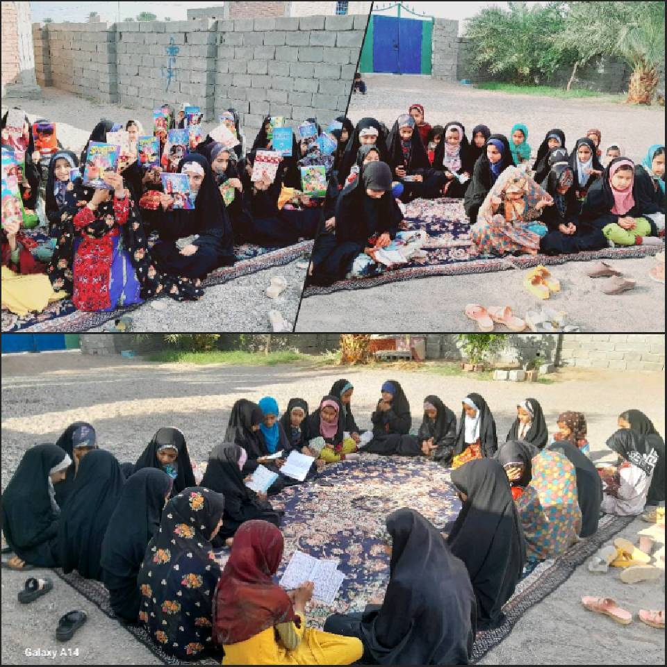 برگزاری کلاس قران و آموزش نماز روستای حسن اباد شهرستان زهکلوت