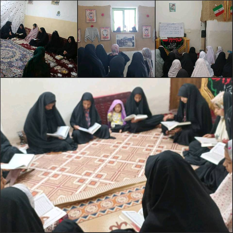 کلاس های هفتگی کودکان، نوجوانان و جوانان در کانون مسجد روستای اسلام آباد شهرستان نیمروز - گروه جهادی وارثین