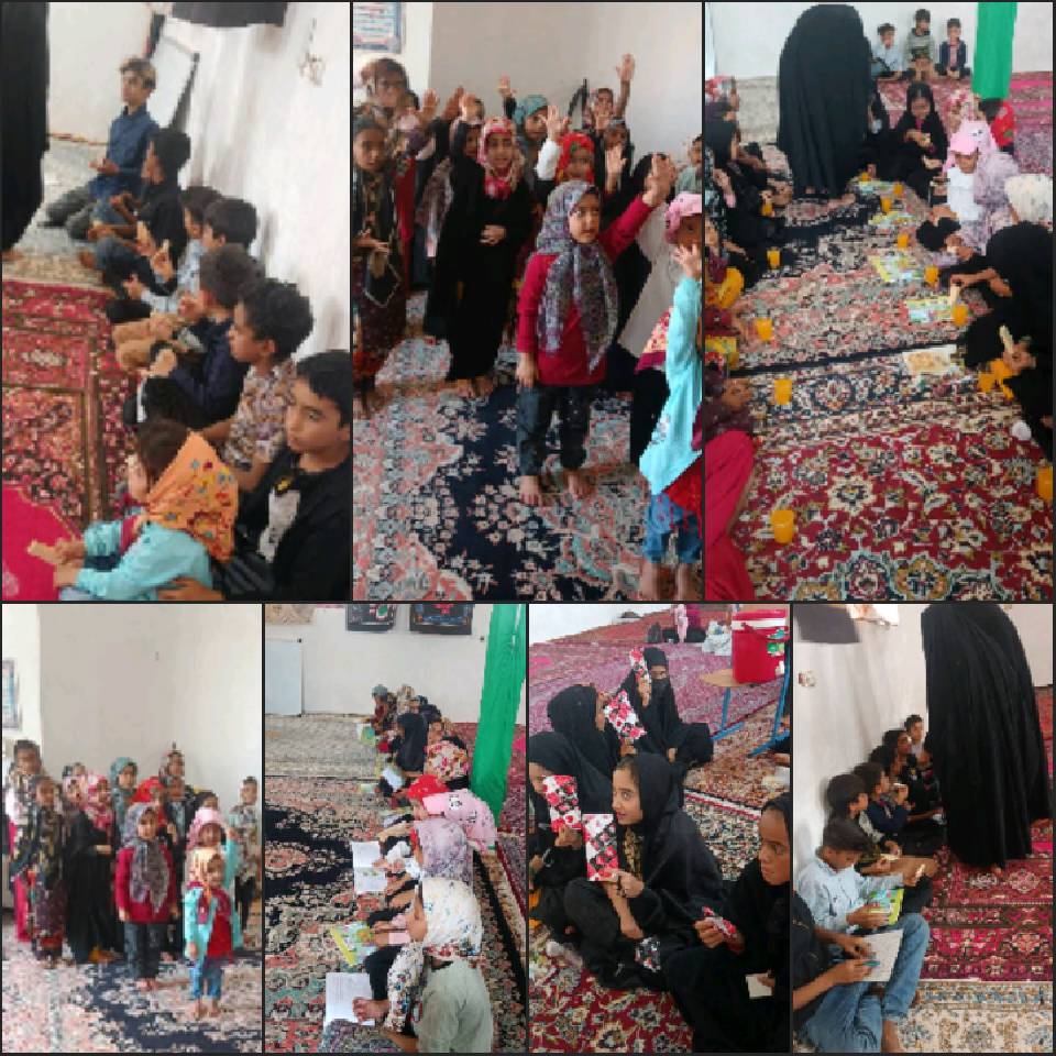 مراسم بزرگداشت خانه خدا و اهدای جوایز به کودکان و نوجوانان کانون مسجد حضرت ابوالفضل علیه السلام در روستای میل نادر