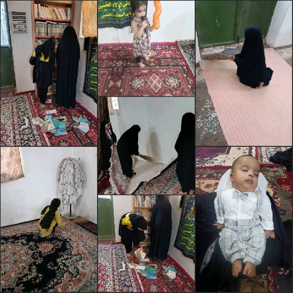 با آرزوی پیروزی ایران اسلامی در مقابل جبهه باطل برگزاری جشن غدیر در روستای میل نادر