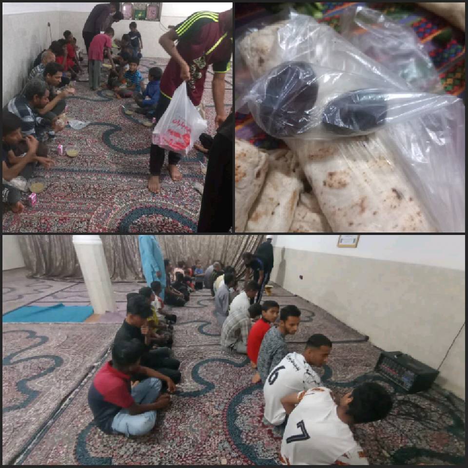 برنامه های مسجد صاحب الزمان (عج) روستای دهگودال جازموریان در ماه رمضان
