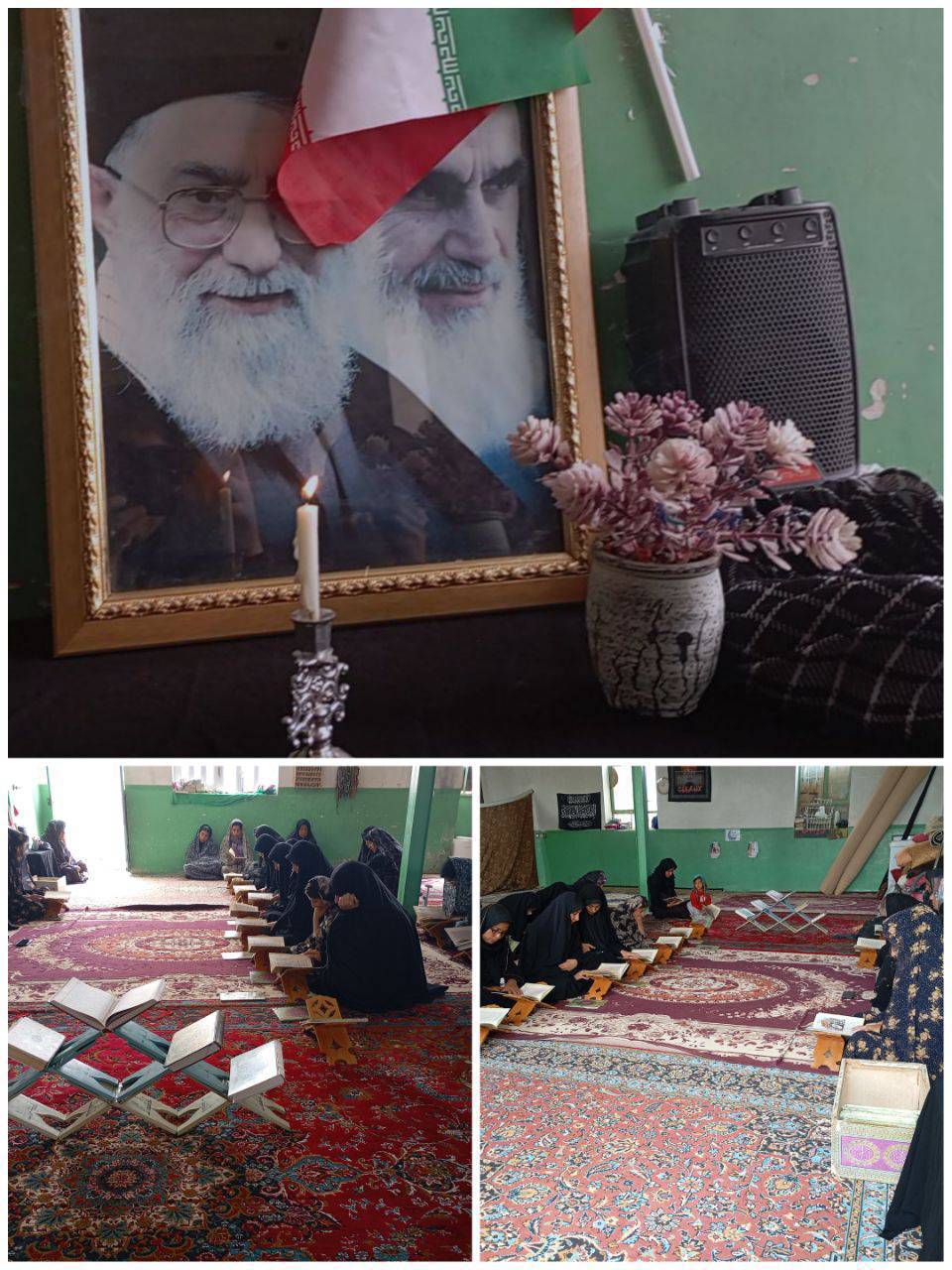 گزارش برپایی مراسم گرامیداشت رهبر شهید آیت الله العظمی سیدعلی حسینی خامنه ای