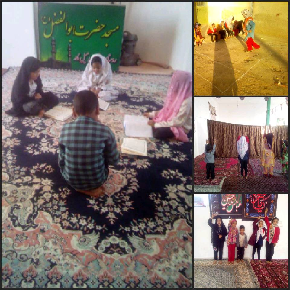 برگزاری کلاس قرآن و کلاس بازی محلی در کانون مسجد روستای میل نادر استان سیستان و بلوچستان