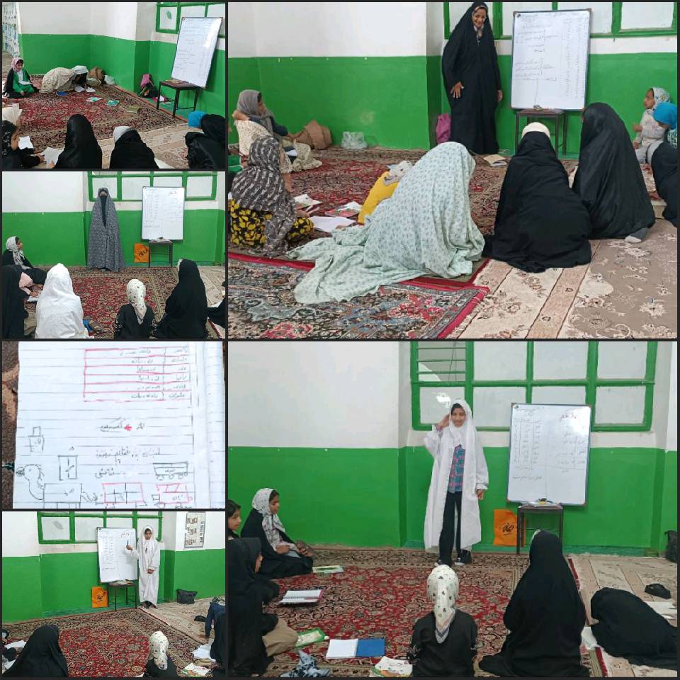 کلاس های کانون مسجد روستای اسلام آباد