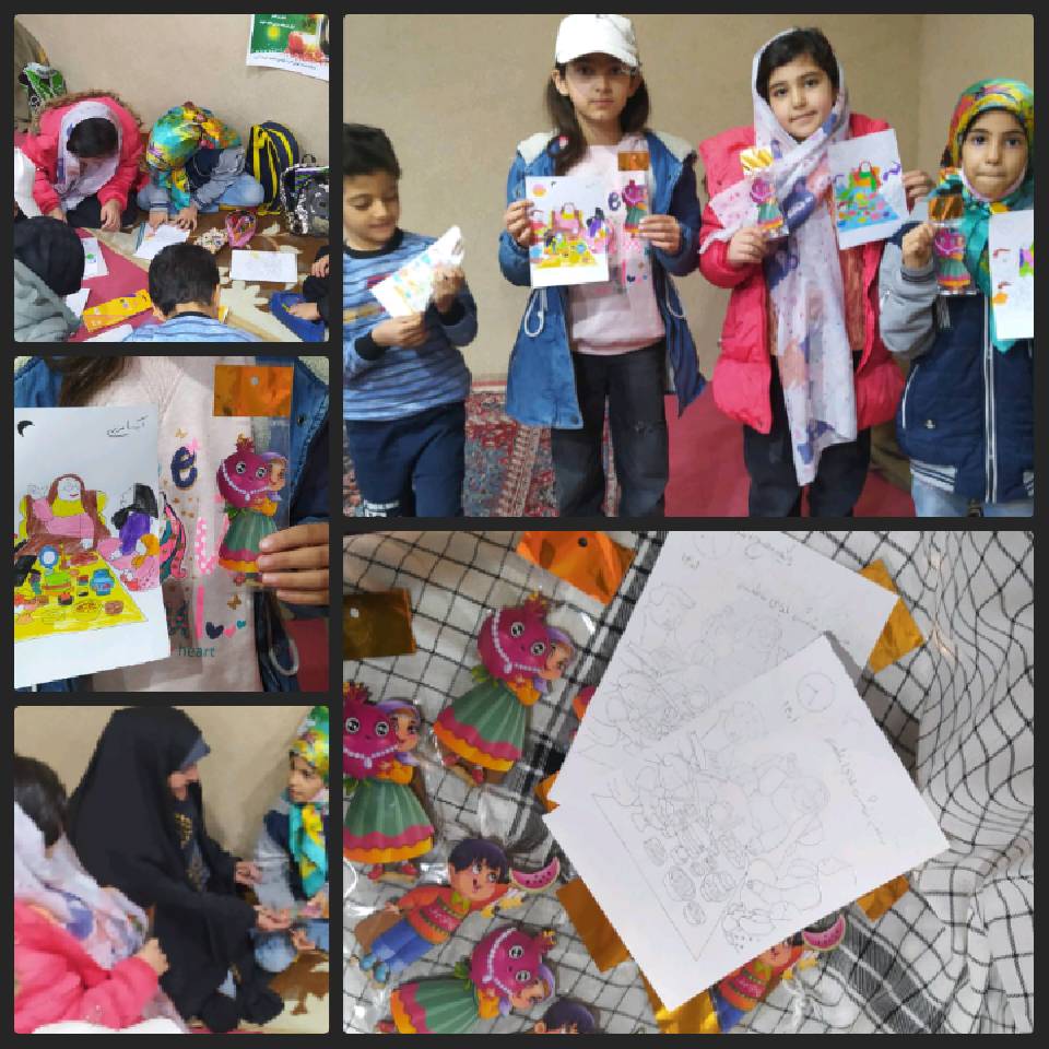 برگزاری مسابقه نقاشی بین کودکان ۶تا۱۰ سال به مناسبت شب یلدا 