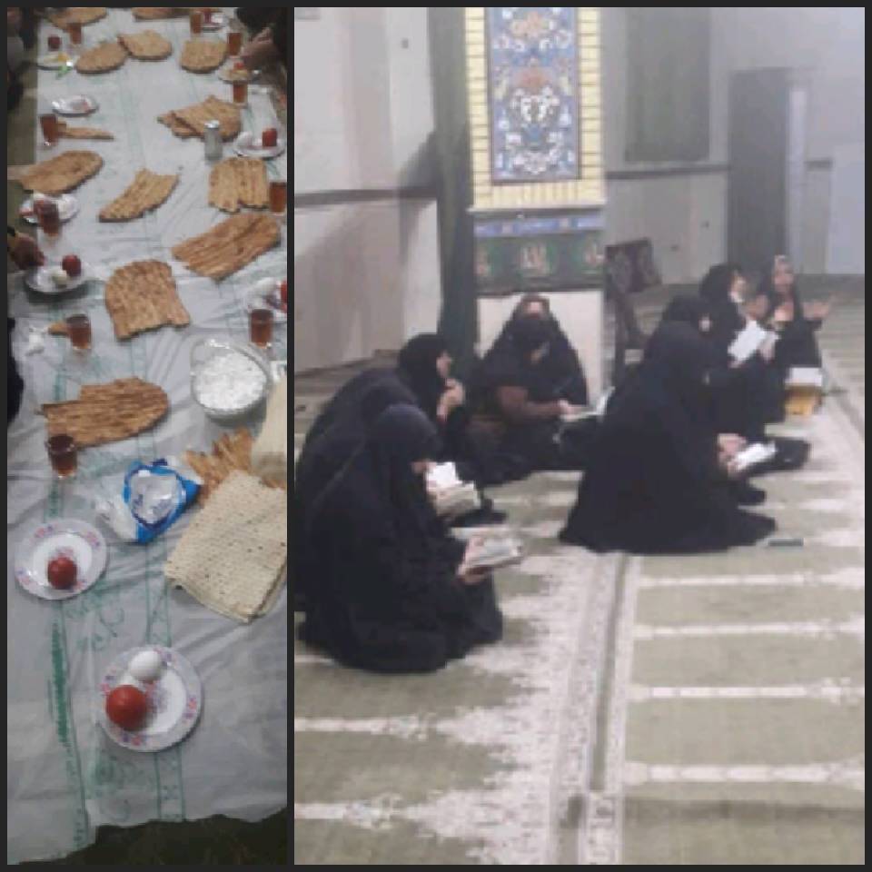 کانون مسجد قمربنی هاشم (ع) _برگزاری مراسم دعای ندبه - گروه جهادی وارثین