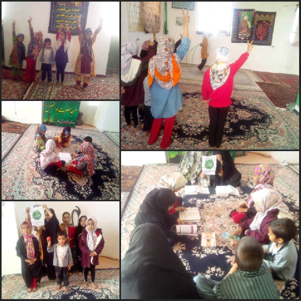 برگزاری کارگاه های متفاوت در کانون مسجد روستای میل نادر استان سیستان و بلوچستان