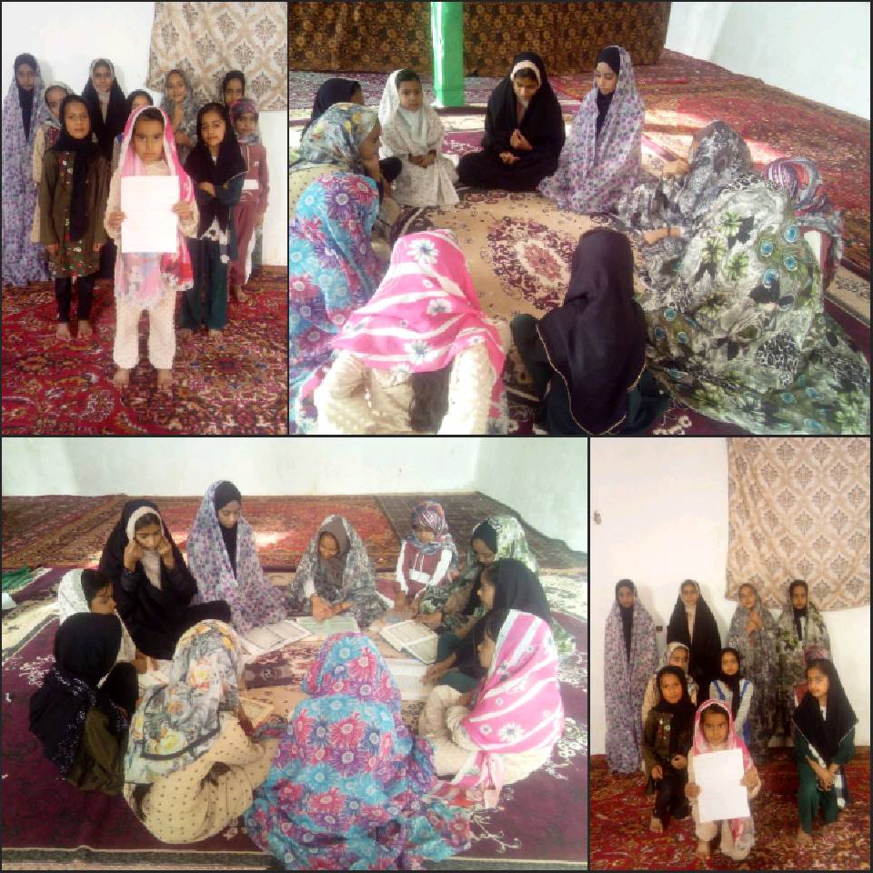 برگزاری کلاس های آموزشی در کانون مسجد روستای میل نادر استان سیستان و بلوچستان
