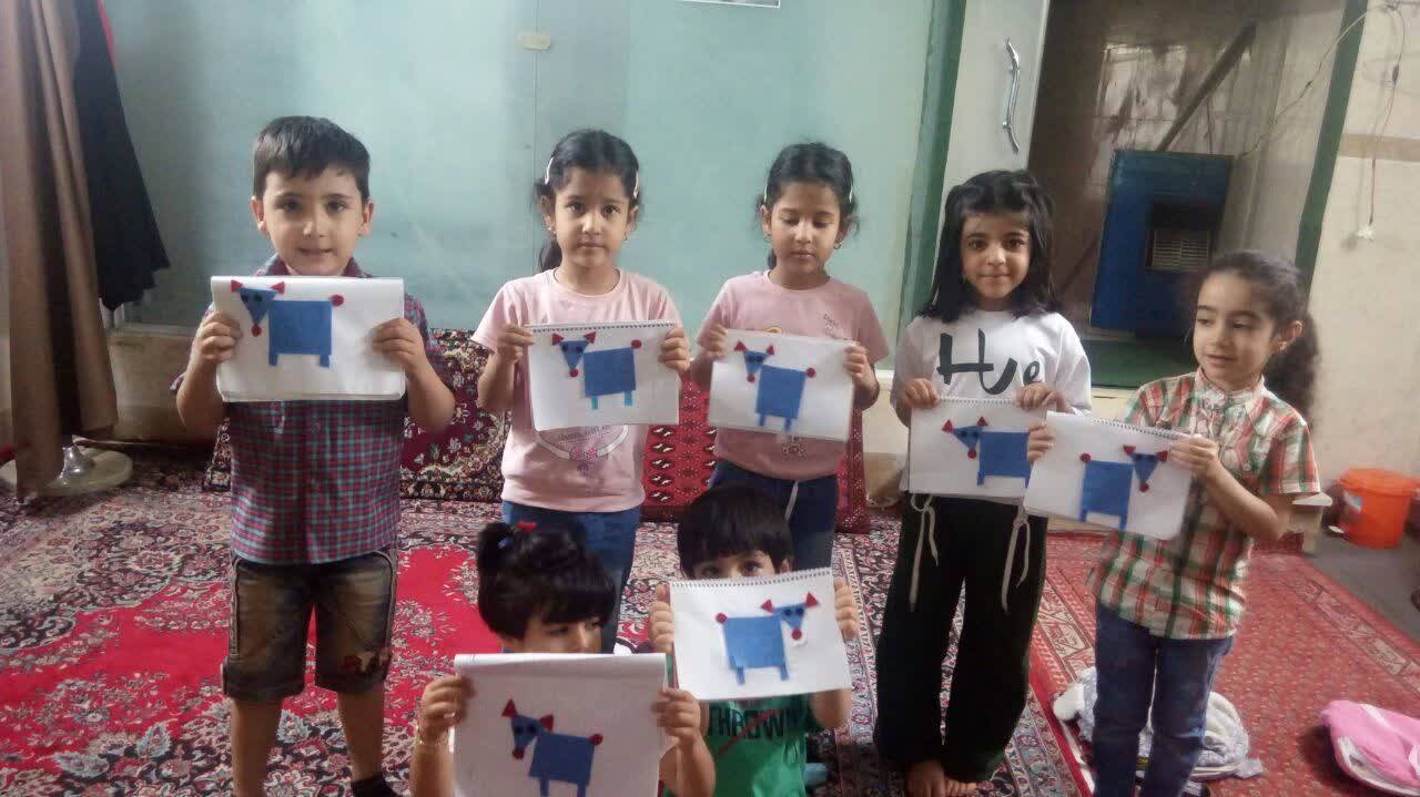 گزارش برنامه هایی برای کودکان در کانون مسجد حسینیه حضرت علی اصغر(ع)