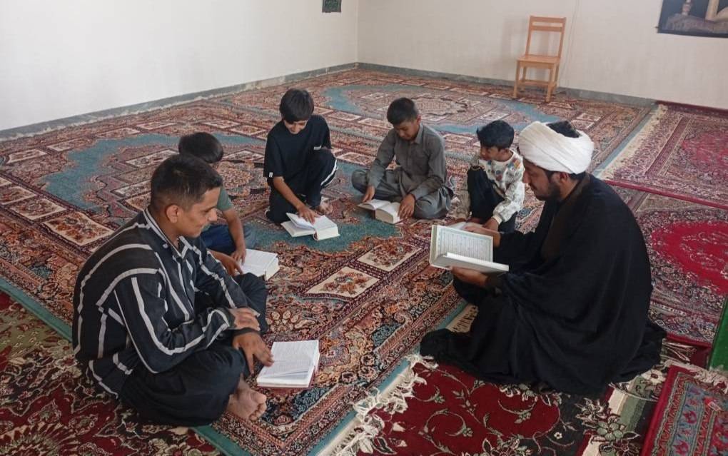 برگزاری کلاس قرآن در روستای گنبدشاهی